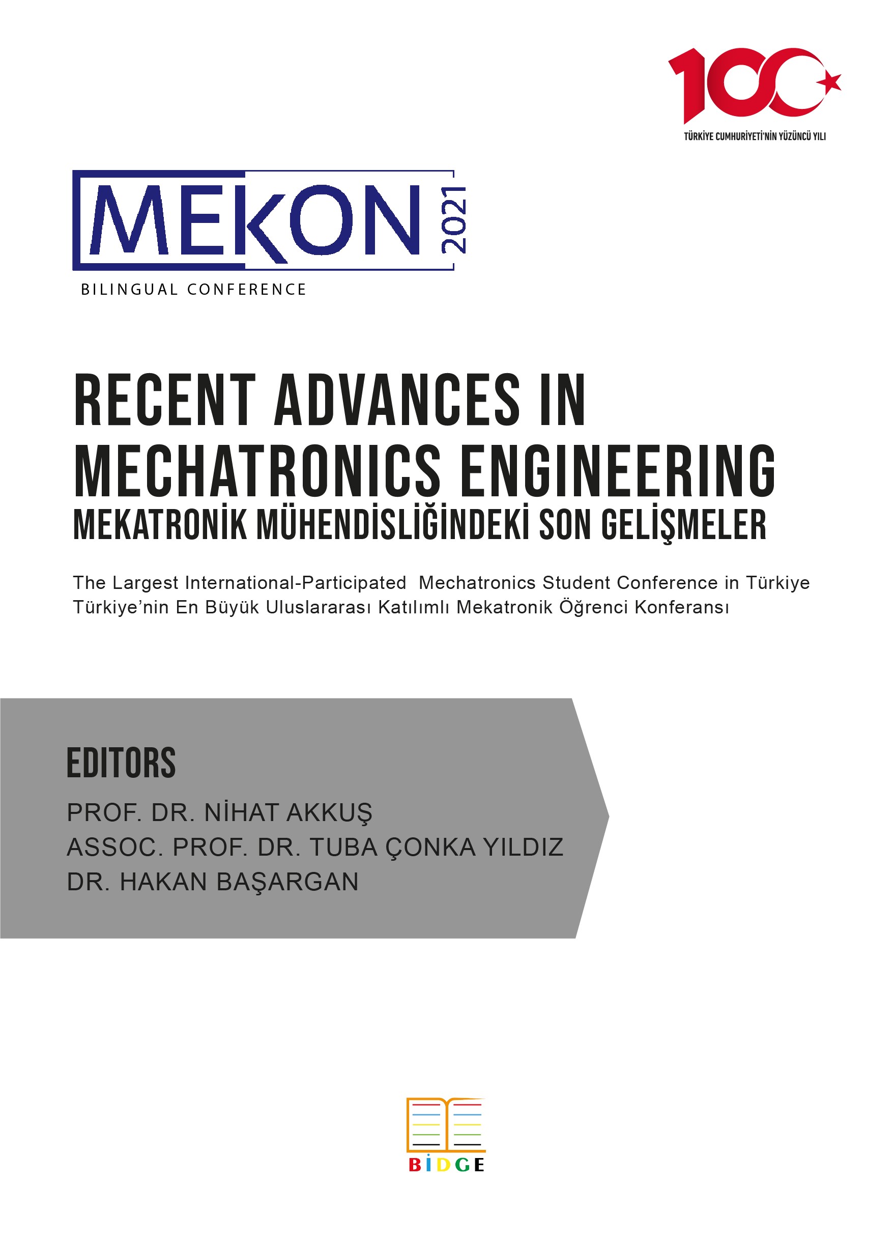 RECENT ADVANCES IN MECHATRONICS ENGINEERING kapak görseli