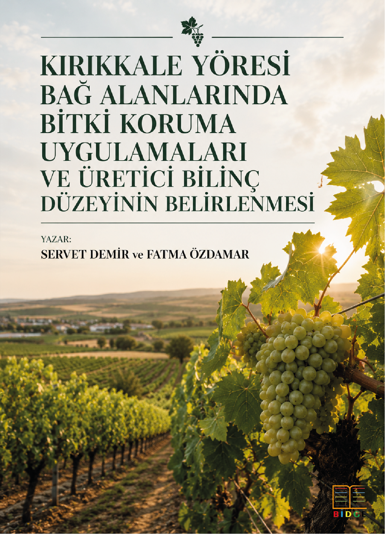 Kırıkkale yöresi bağ alanlarında bitki koruma uygulamaları ve üretici bilinç düzeyinin belirlenmesi kapak görseli